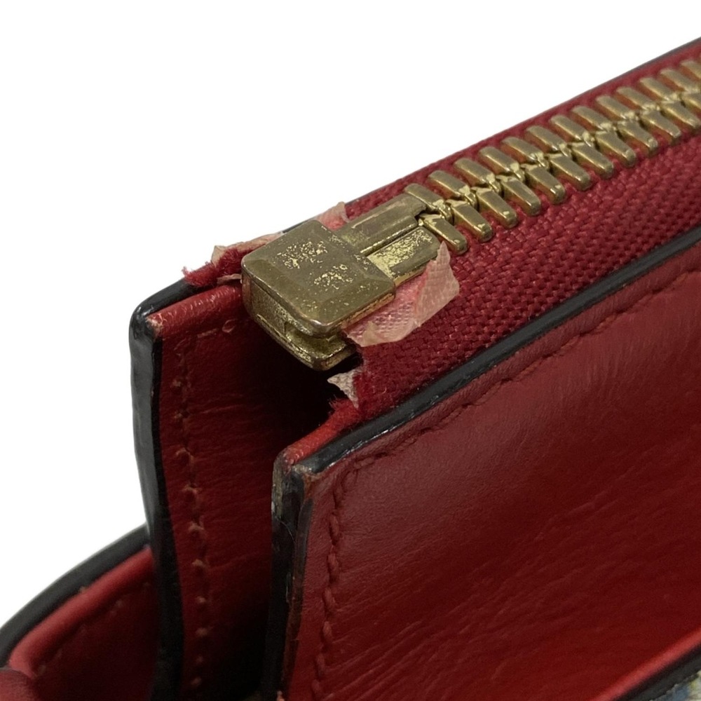 Gucci GG Blooms Handbag 409534 Beige Red Multi PVC Leather - Picture 13 of 15